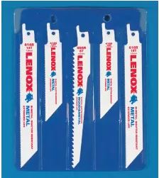 Tools 20502546a 5 Piece High Speed Steel Reciprocating Blade Set