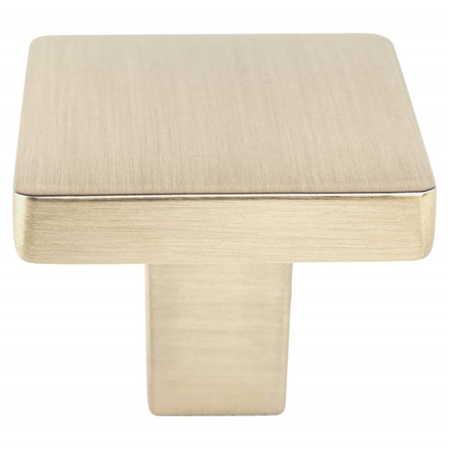Contemporary Advantage One Knob 1-1/8″ Dia Champagne Berenson 0952-10CZ-P