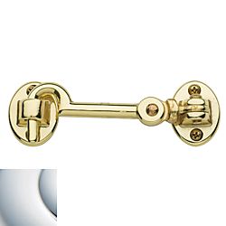 Baldwin 0952260 5-1/2″ Swivel Cabin Door Hook – Bright Chrome Finish
