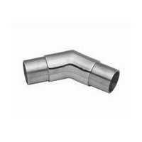 Lavi 44-730/2, Bar Railing Fitting, 135-Degree Angle Flush Fitting, Solid Brass, 2-7/8 W x 3-3/8 L, Fits Railing dia.: 2in, Bright Brass