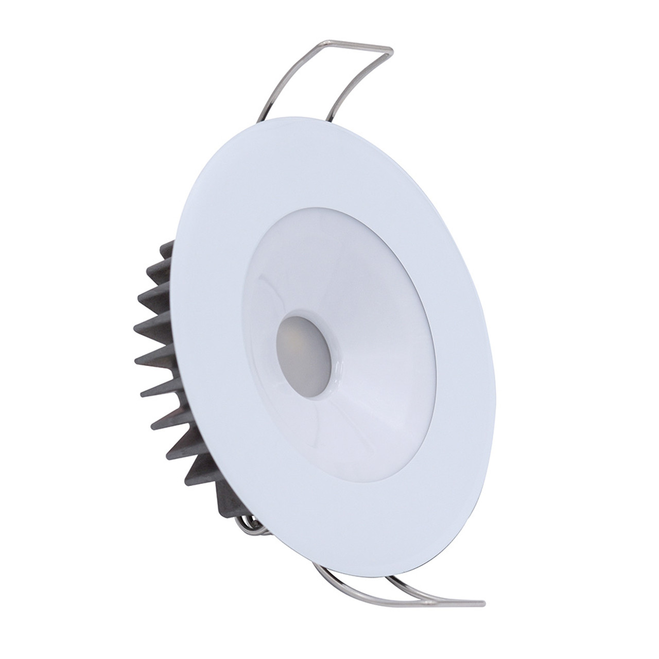 Lumitec Illusion Flush Mount LED Down Light – Spectrum RGBW – Cool White – White Housing [117127]