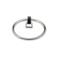 Sea Breeze Towel Ring 6-7/8″ Long Chrome Harney Hardware 12010