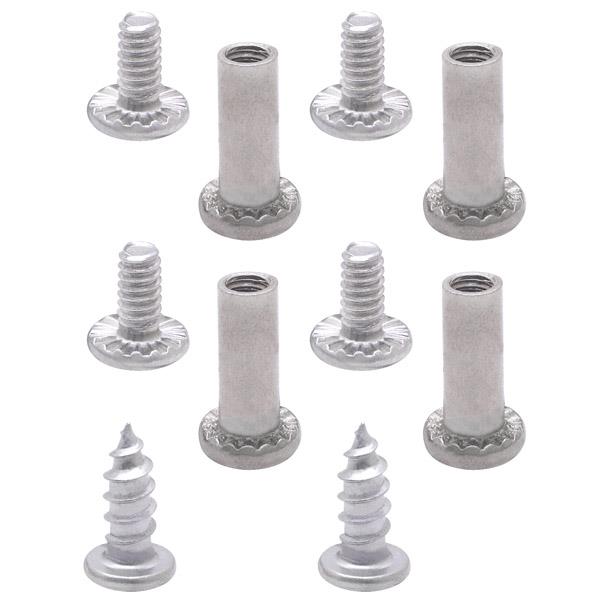 Jacknob 6114159 Stainless 1/2″ U-Bracket Screw Pack, 3″ Long