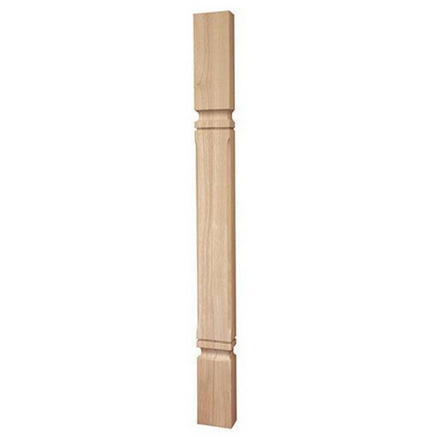3″ Mission Chamfered Island Split Column Alder WE Preferred SZDW11010AL