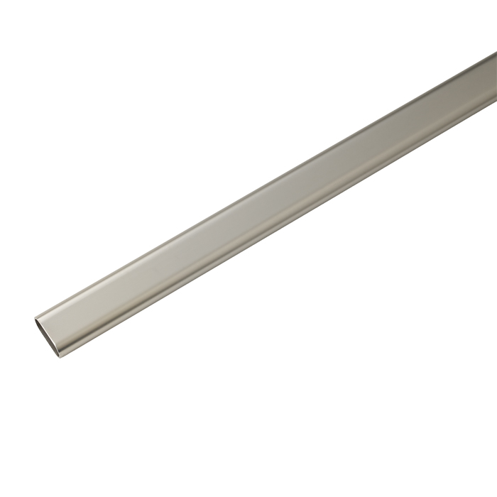 BHP 1200SN 12’ Oval Closet Rod, Satin Nickel