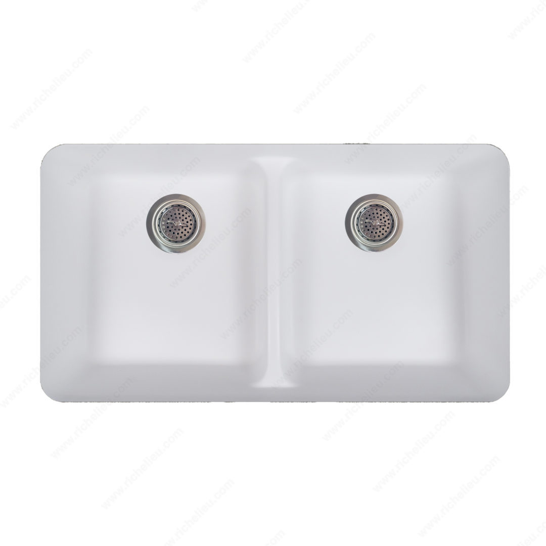 Richelieu MSSKS7916PW Meganite ADA Double Sink – KS 7916