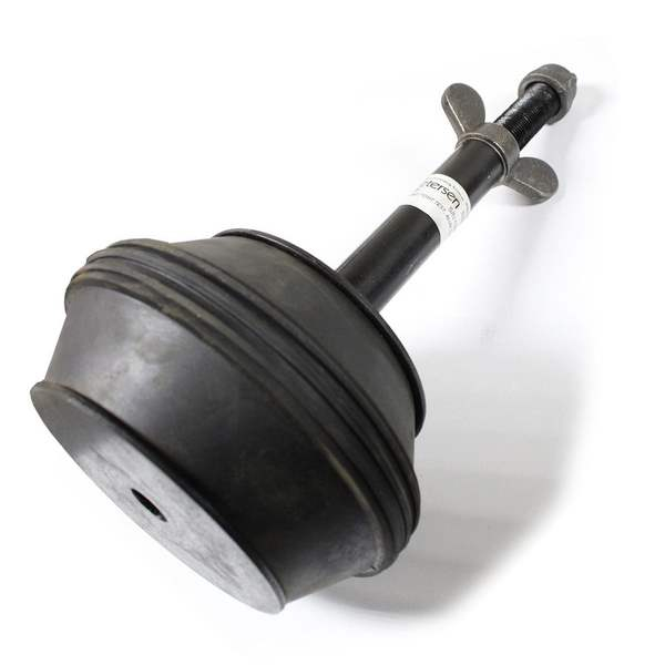 Petersen 149-106- 5.8″-6.5″ Dia Hand Tight Single Aluminum Test Pipe Plug, 1/2″ Bypass