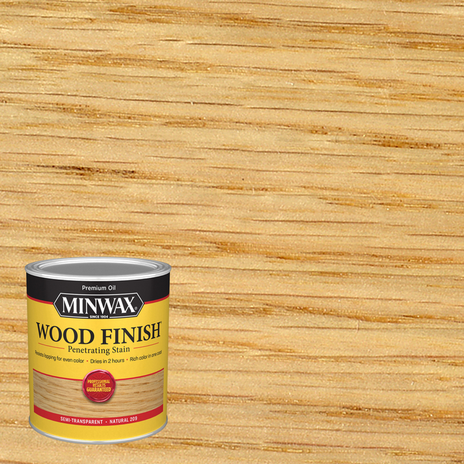 Wood Finish Natural Oil-based Penetrating Stain, 1 Quart