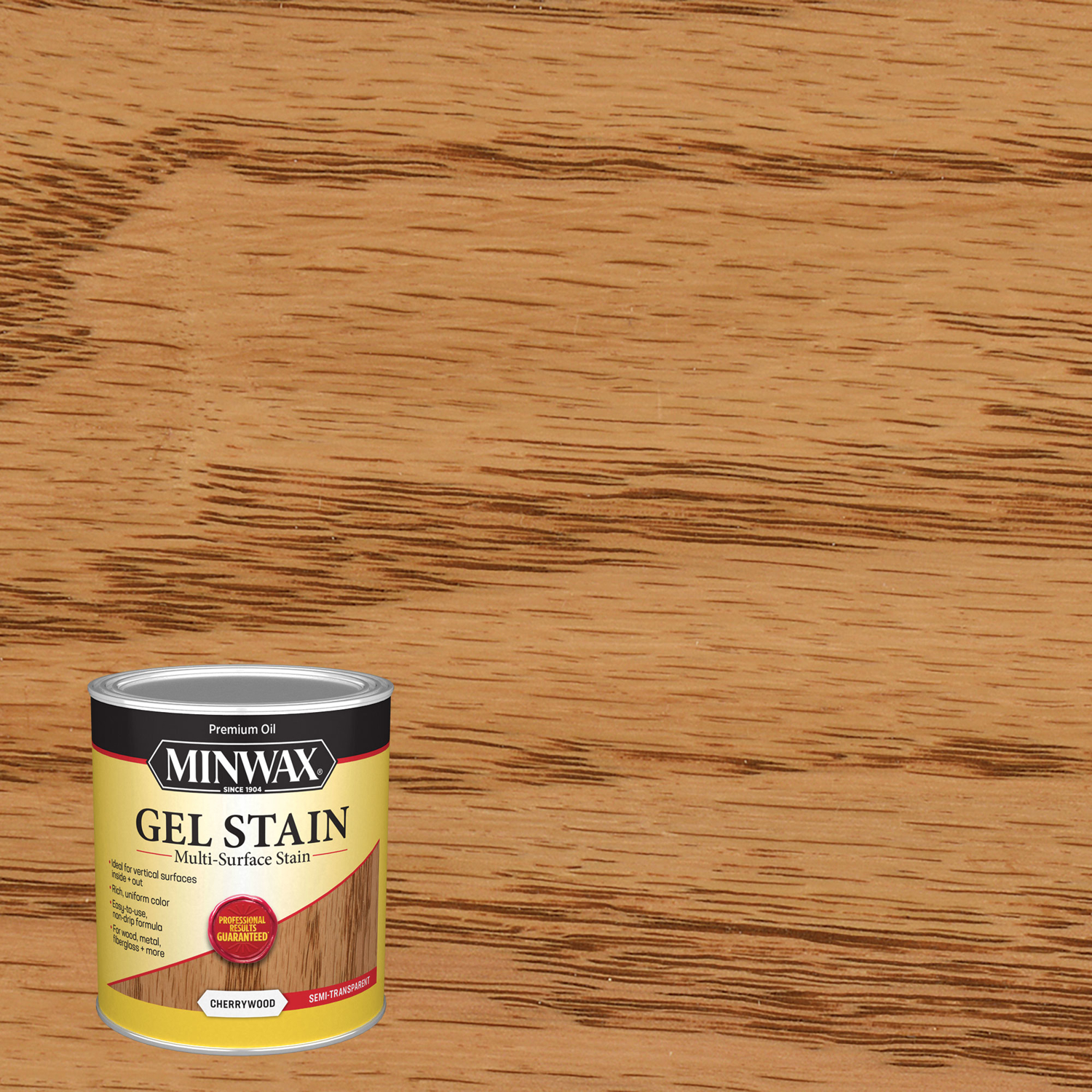 Cherrywood Gel Stain, 1 Quart – Oil-based Non-drip Formula