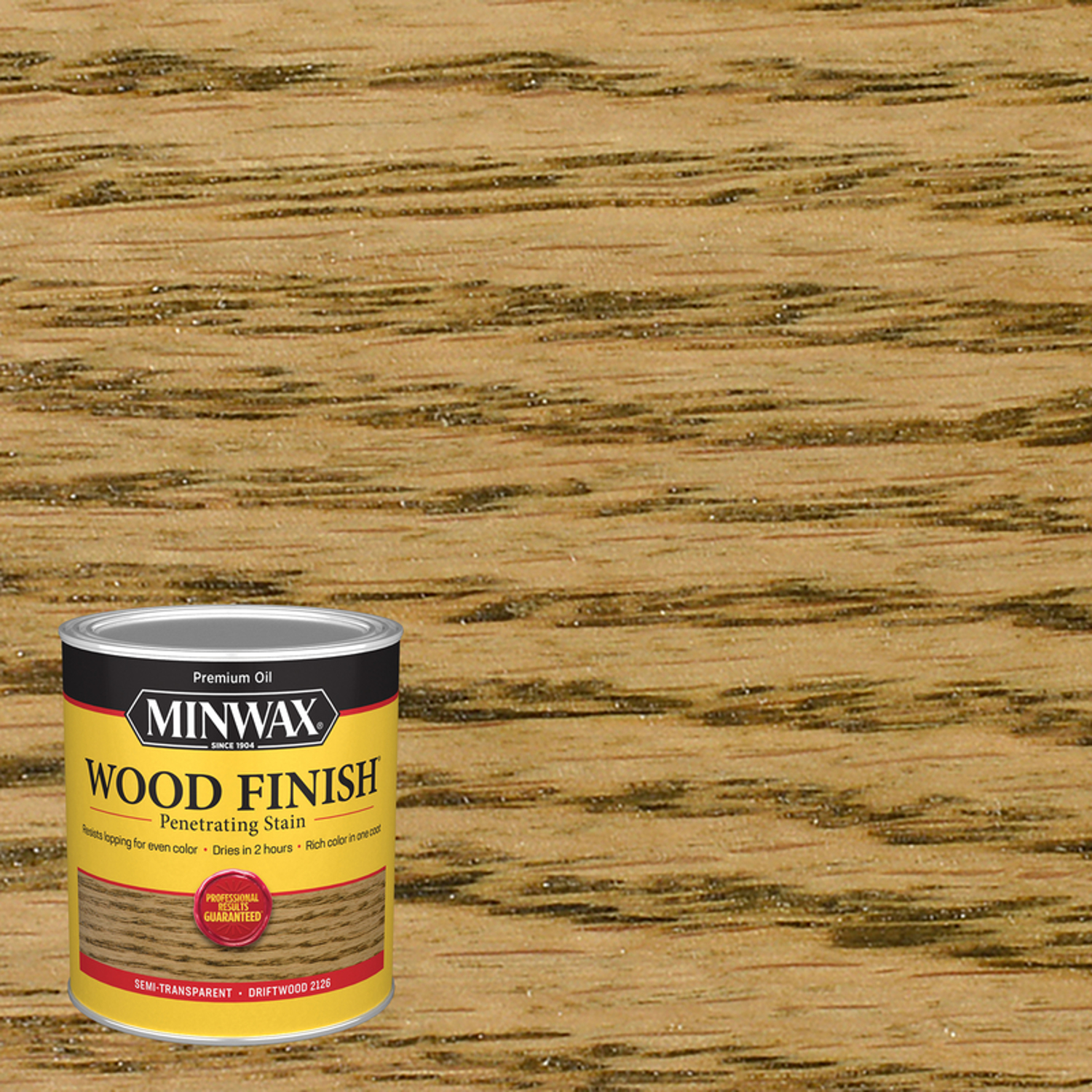 Wood Finish Penetrating Stain, Driftwood, 1 Quart – Oil-based