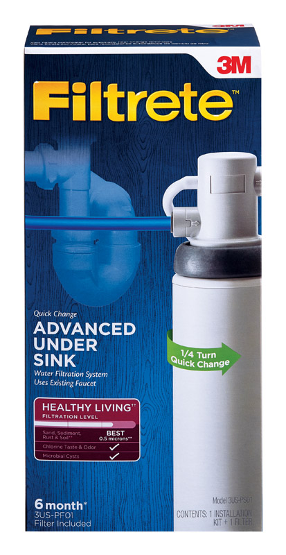 Under-sink Advanced Water Filtration System 3us-ps01 Complete Kit