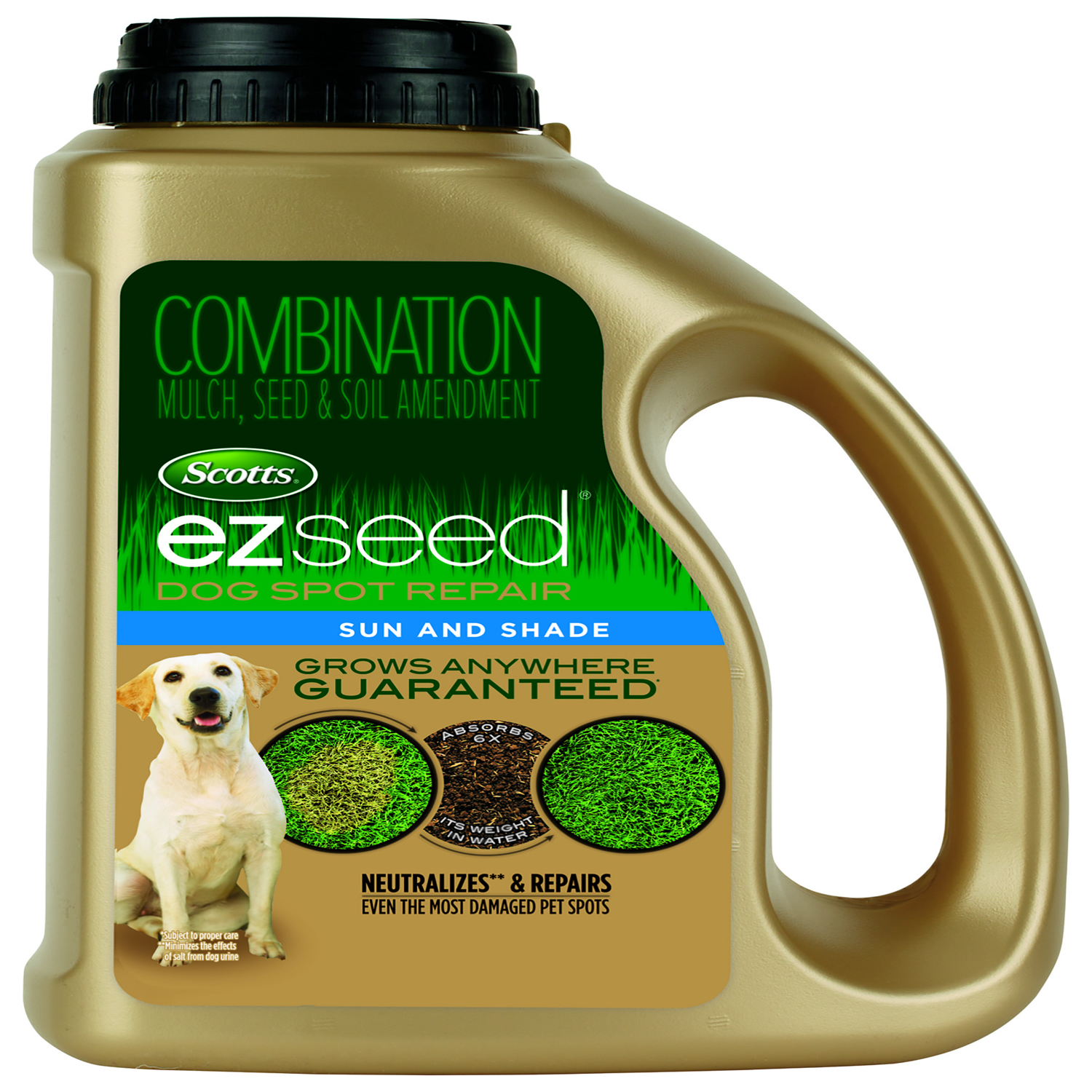 Ez Seed 2 Lb. Sun & Shade Dog Spot Repair Grass Seed And Soil Amendment