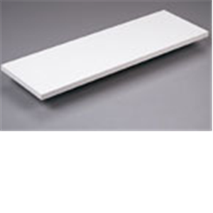 12 In. X 72 In. White Melamine Shelf Board, 200 Lb Capacity