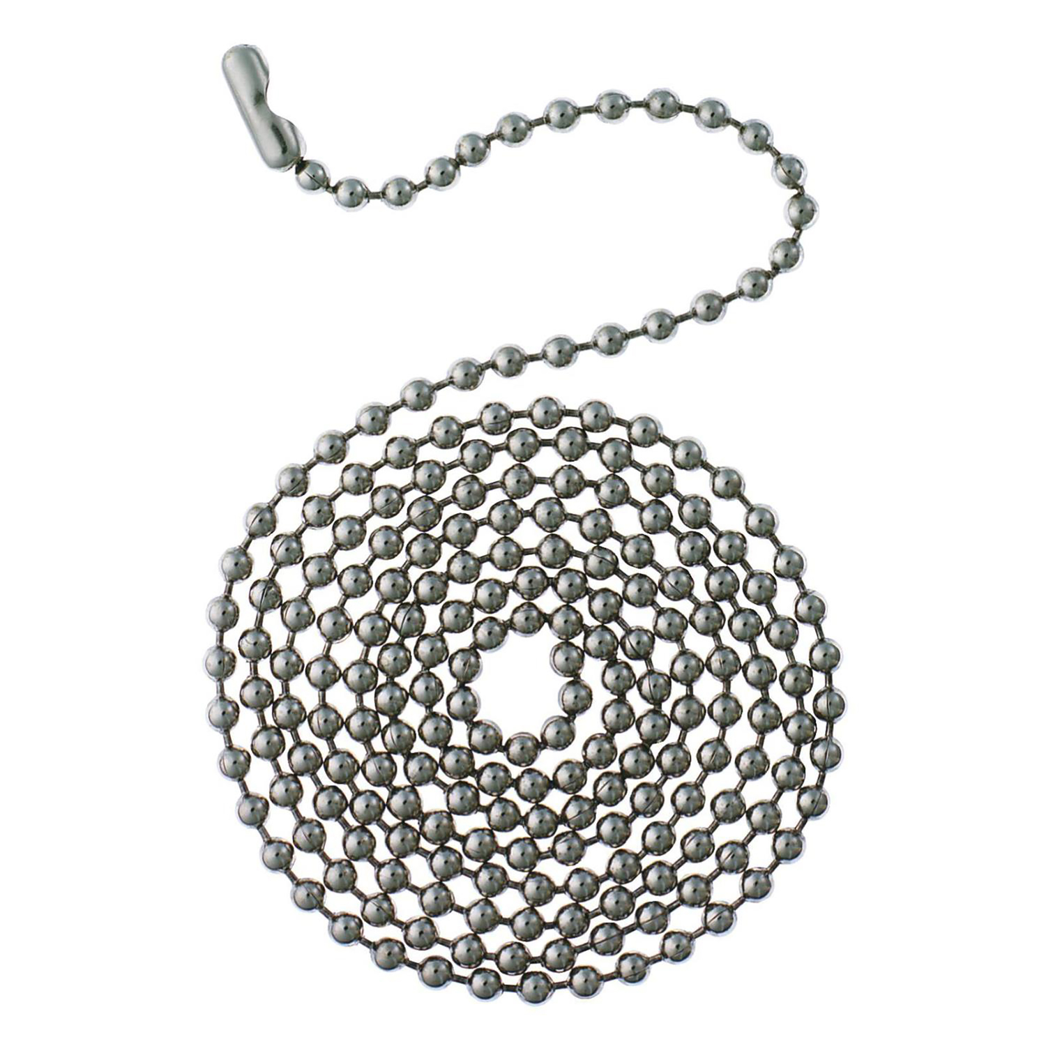 3 Ft. Stainless Steel Beaded Pull Chain With Connector For Ceiling Fans