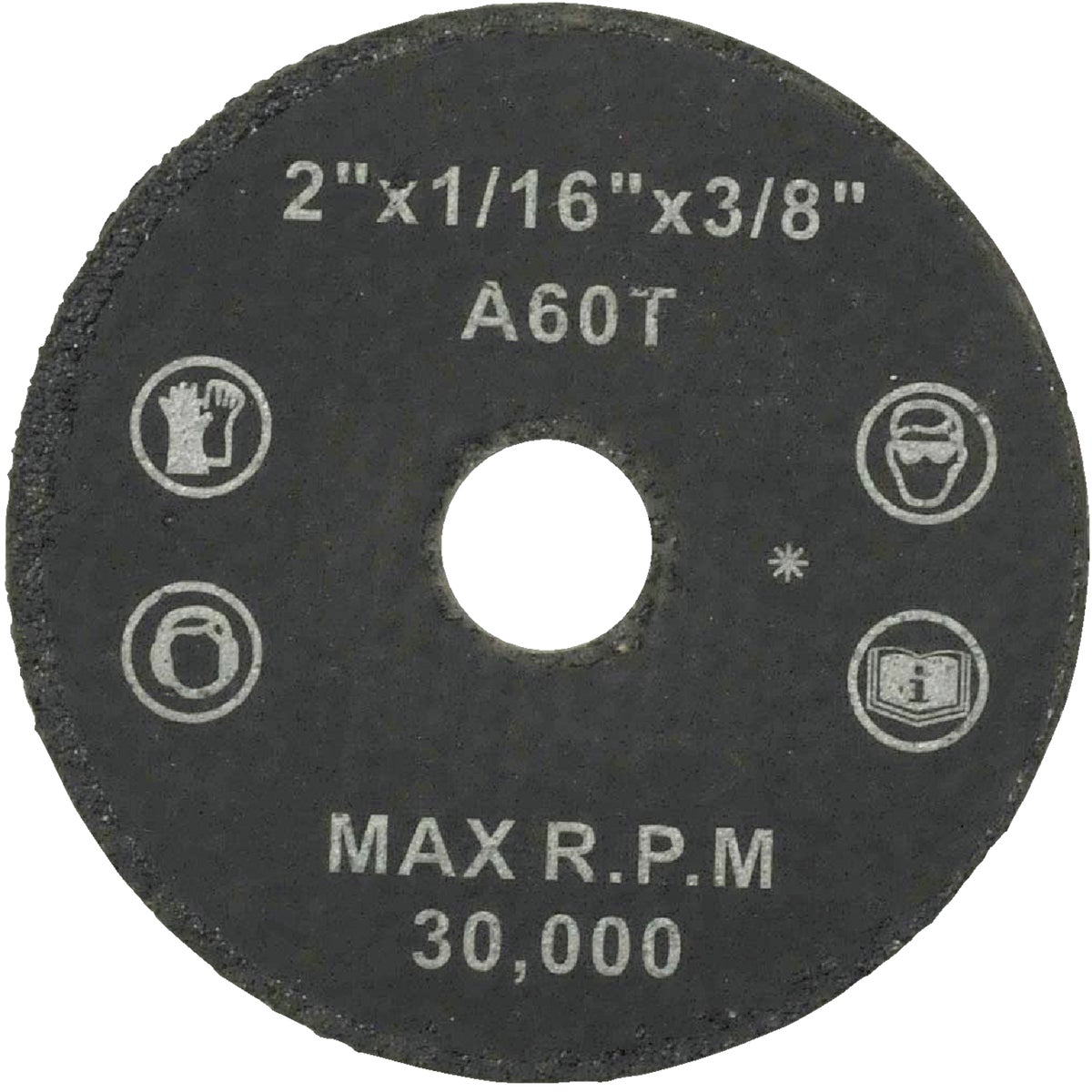 Weiler Vortec 2 in. Dia. x 3/8 in. Aluminum Oxide Cut-Off Wheel 1 pc.