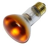 50r20a 50w Dimmable Amber Wide Flood Reflector Bulb, Medium Base