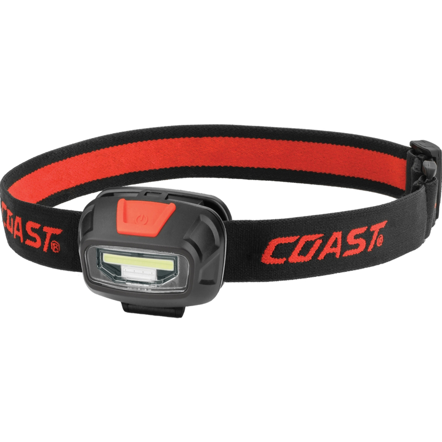 Fl13 Compact Cob Led Headlamp, 250 Lumens, 68 Ft Beam Distance, Black/red