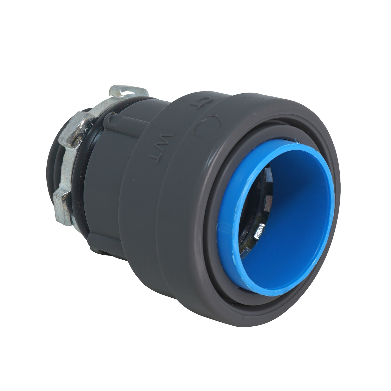 Simpush Push-to-Install Conduit Box Connectors, Non-Metallic, Liquid Tight, 1/2 In., 5-Pk.