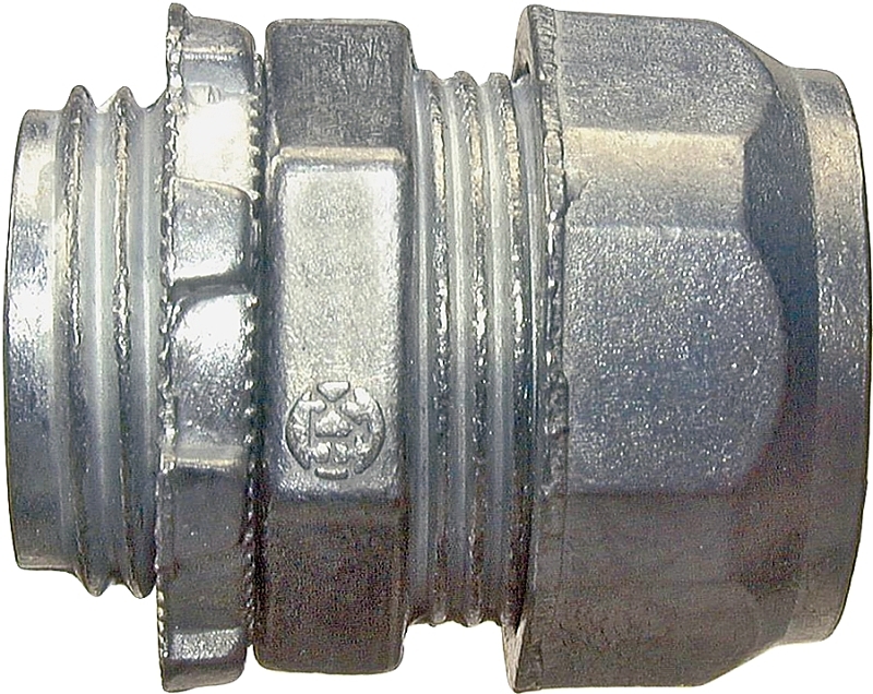 Conduit Fitting, EMT Compression Connector, 1-In.