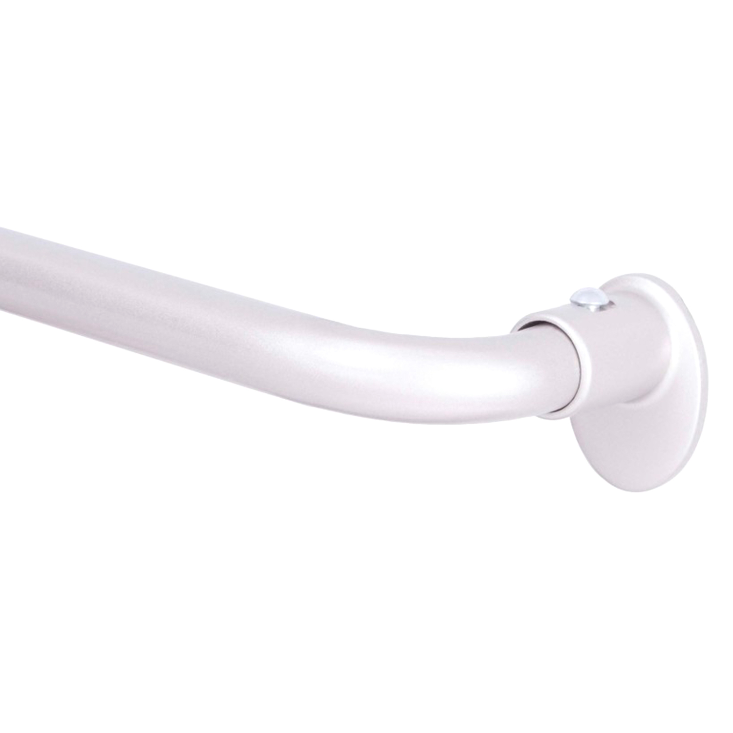 Sun Zero Silver Room Darkening Curtain Rod 28-48 In. Adjustable Length