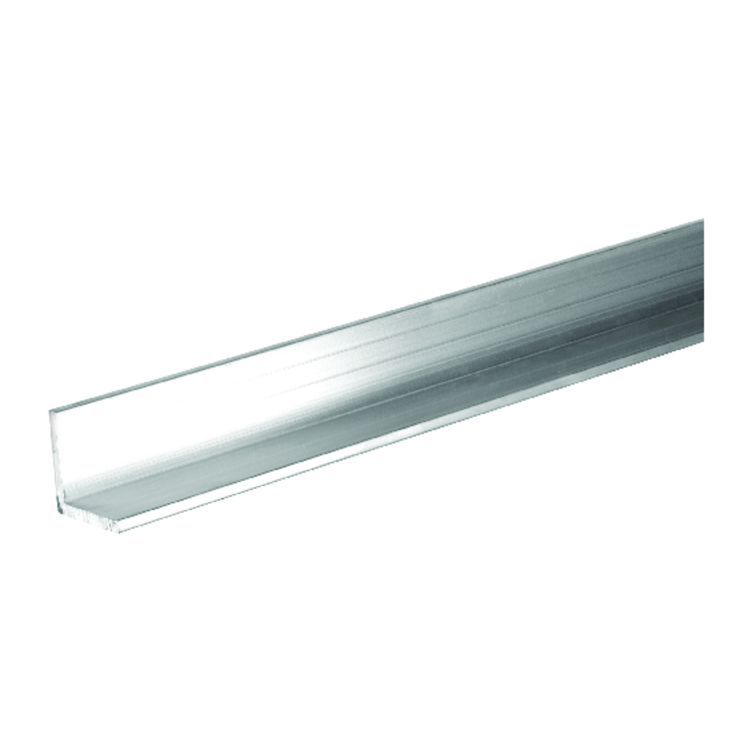 Milled 2 In. X 4 Ft., 1/8 In. Aluminum Solid Angle