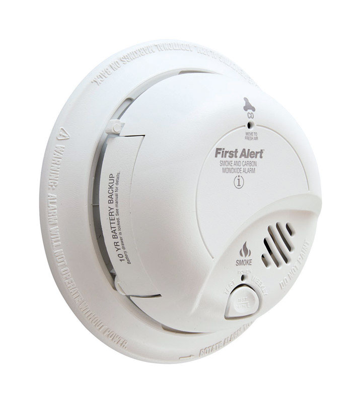 Hardwired 120v Smoke And Carbon Monoxide Detector With 10-year Battery Backup