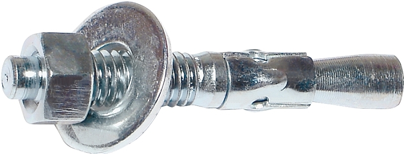 Zinc Plated Wedge Anchor 5/8 Inch Diameter X 3-1/2 Inch Length
