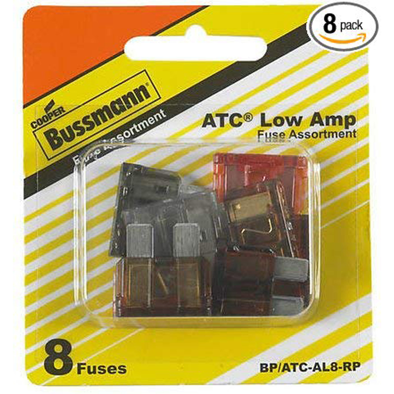 ATC Low A Fuse Assortment, Clear, 8-Pk.