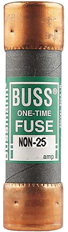Cartridge Fuse, Type NON, 25-Amp, 250-Volt