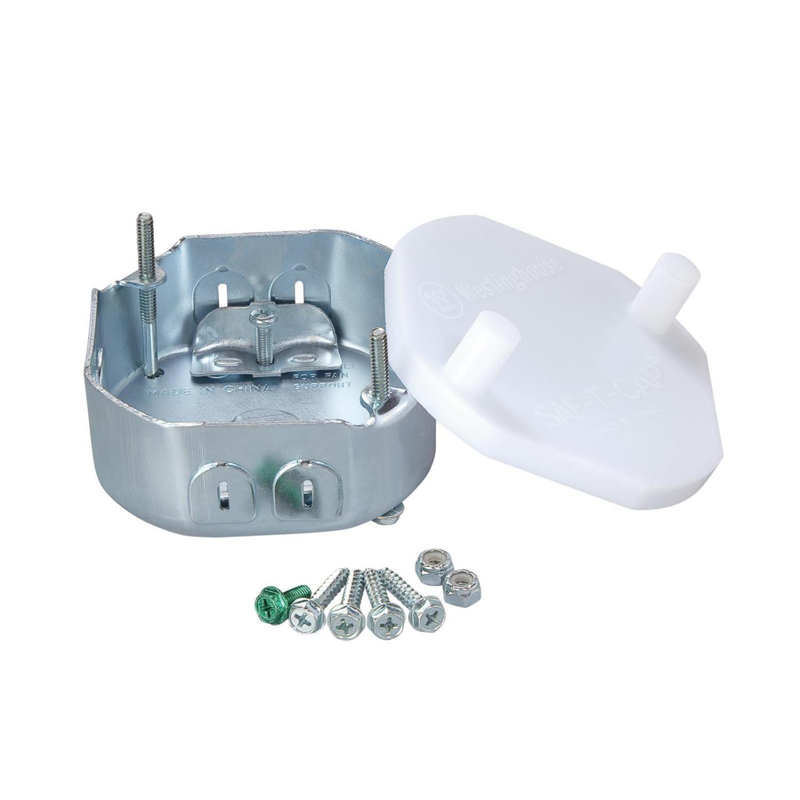 Saf-t-box Ceiling Fixture Kit, 1.5 Inch Deep Support For Fans And Lights