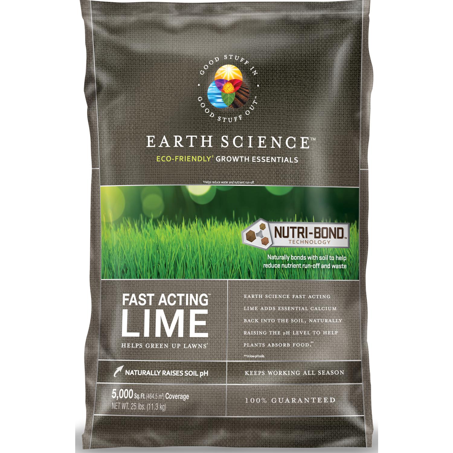 Fast Acting Lime 25 Lb. For 5000 Sq. Ft. Coverage
