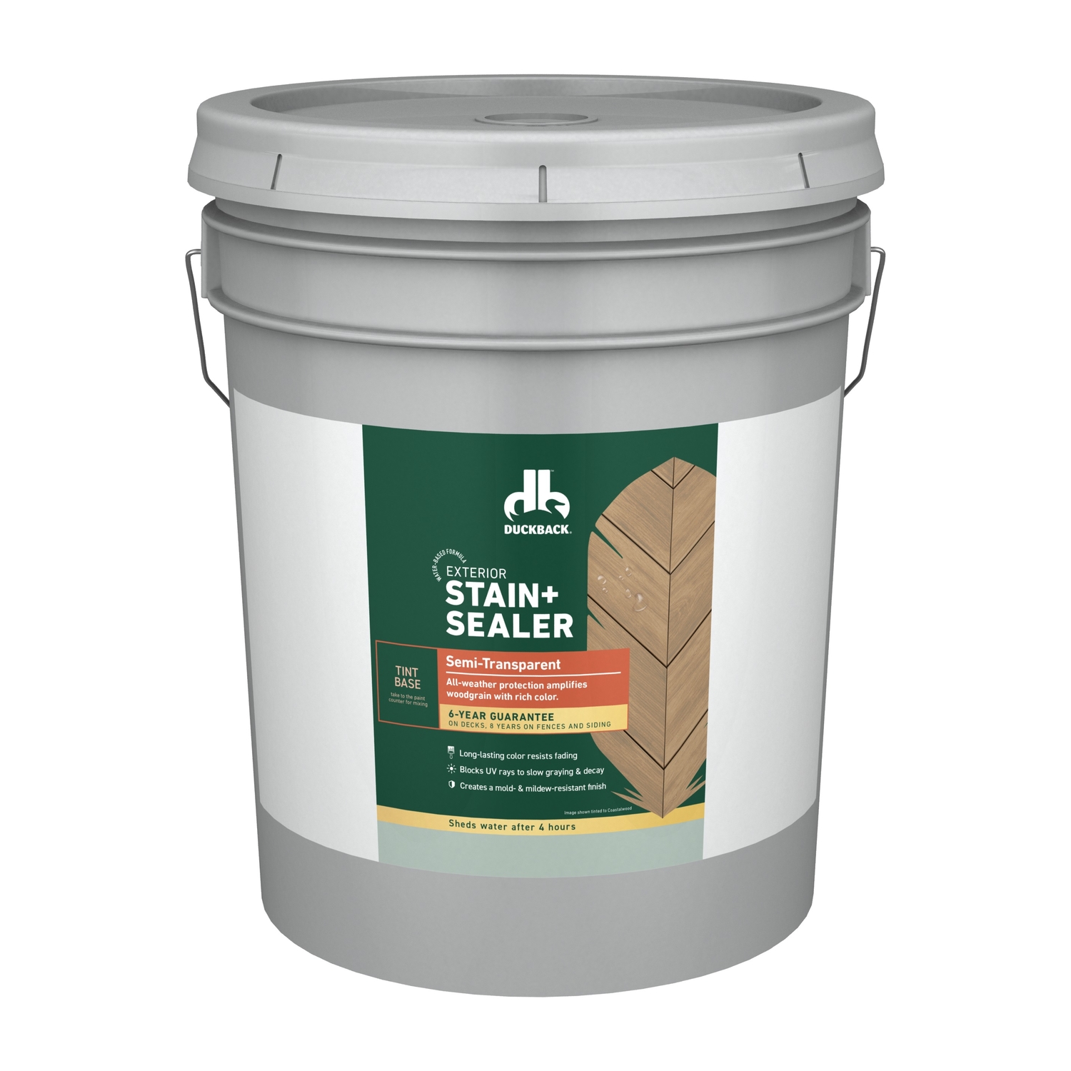 Semi-transparent Tintable Stain And Sealer 5 Gallon Container
