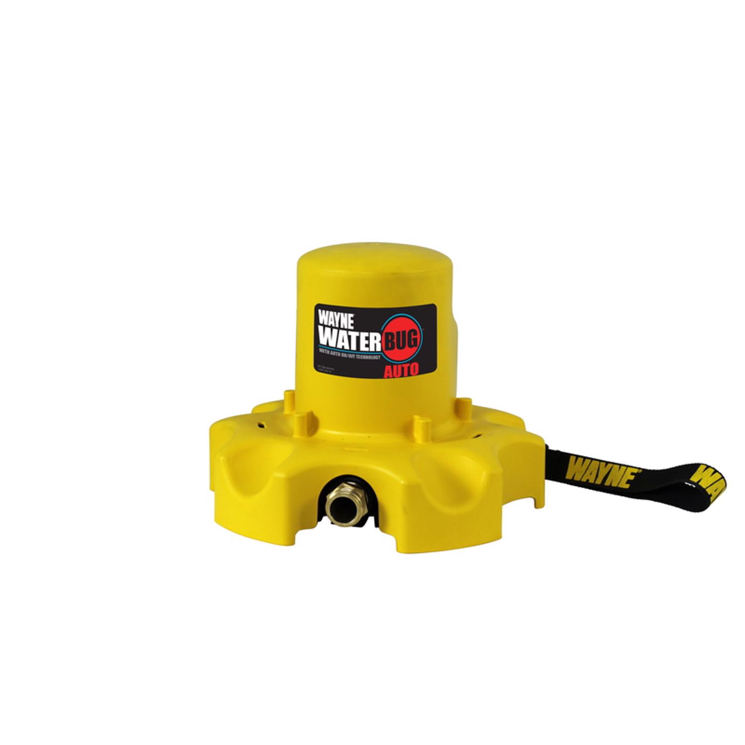 Bug Auto 1/4 Hp 1900 Gph Thermoplastic Electronic Switch Submersible Utility Pump