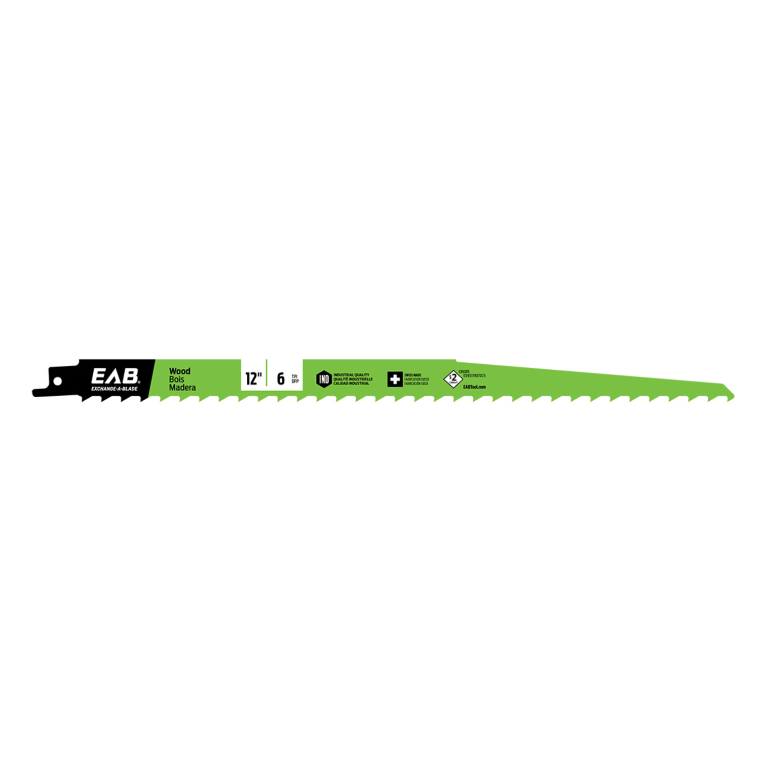 Reciprocating Saw Blade, Bi-Metal, 12-In. x 6 TPI