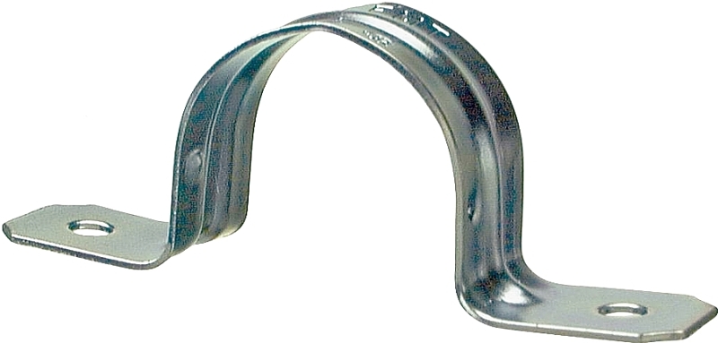 Steel Electrical Metallic Tubing Strap, 1-In., 2-Hole, 4-Pk.