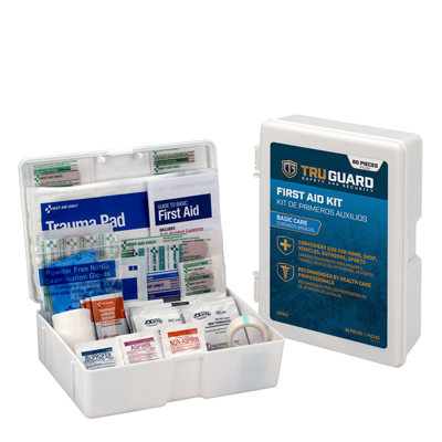 80-piece Plastic First Aid Kit For Home, Car, And Outdoor Emergencies
