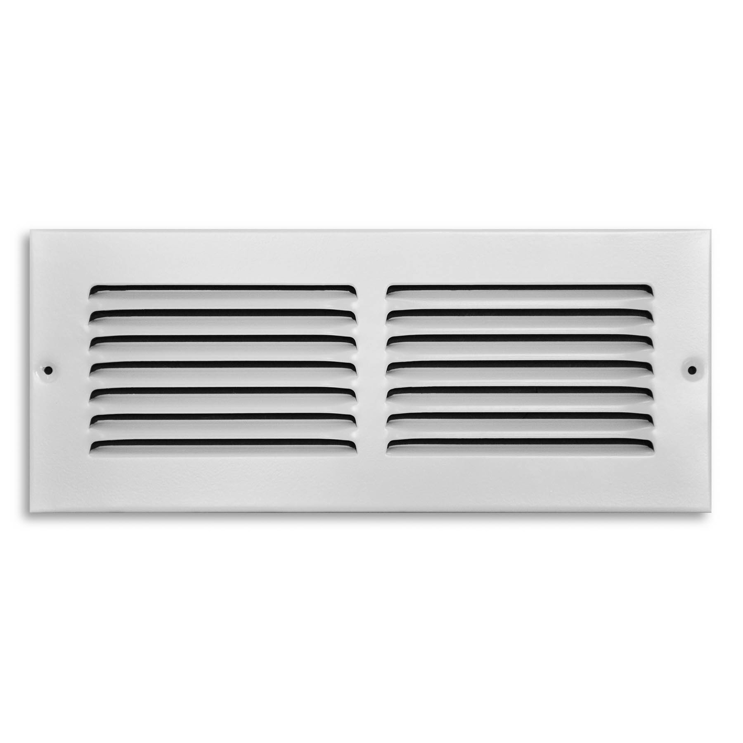 4 In. H X 12 In. W 1-way Powder Coat White Steel Return Air Grille