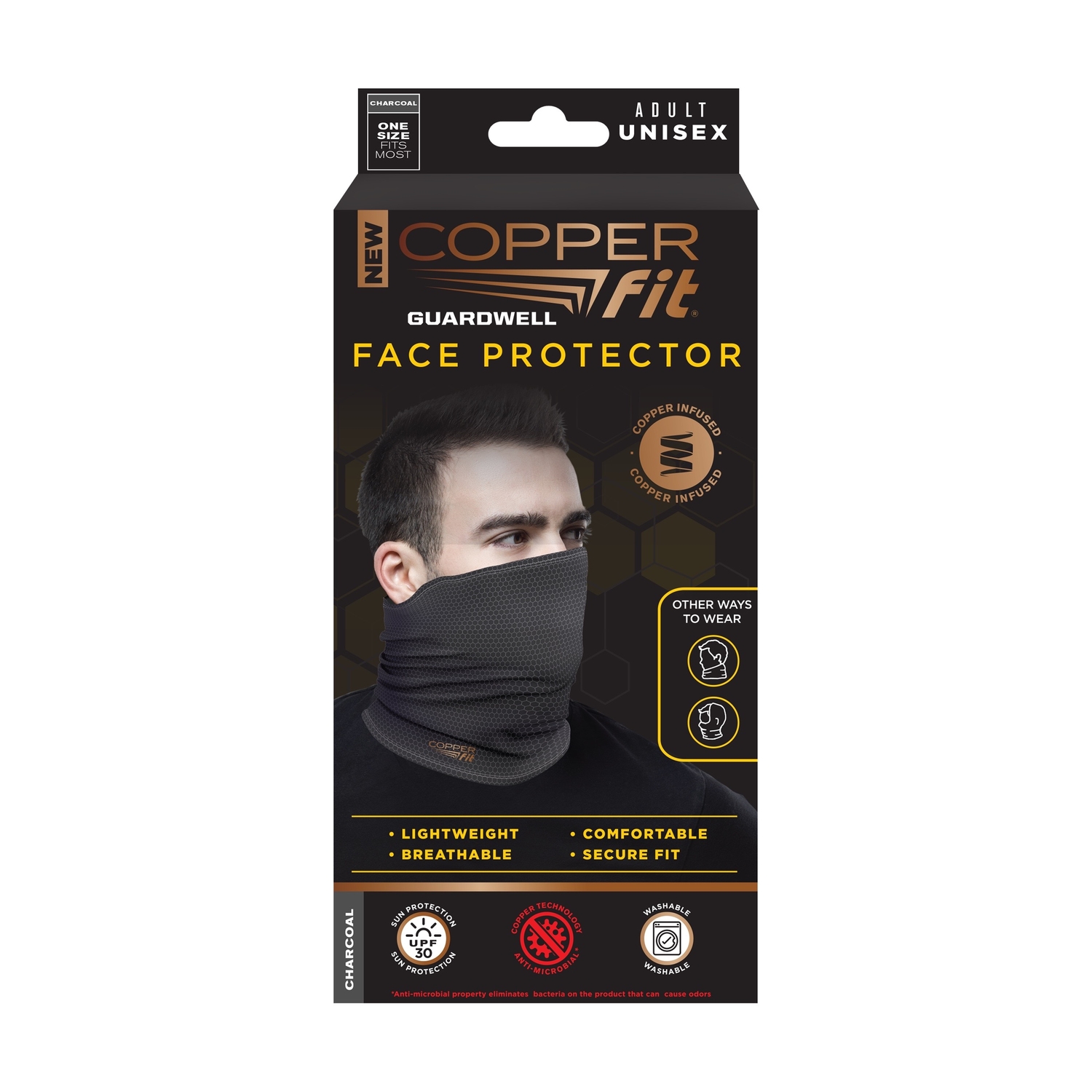 Guardwell Face Protector, Thermal Protection, Gray