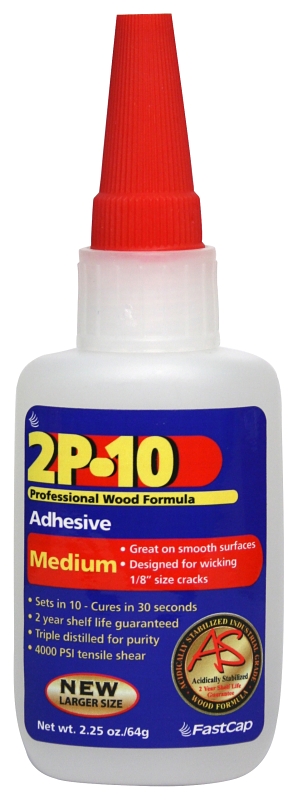Fastcap 2P-10 MED 2OZ Instant Two Part Bonding Adhesive 2.25 Oz