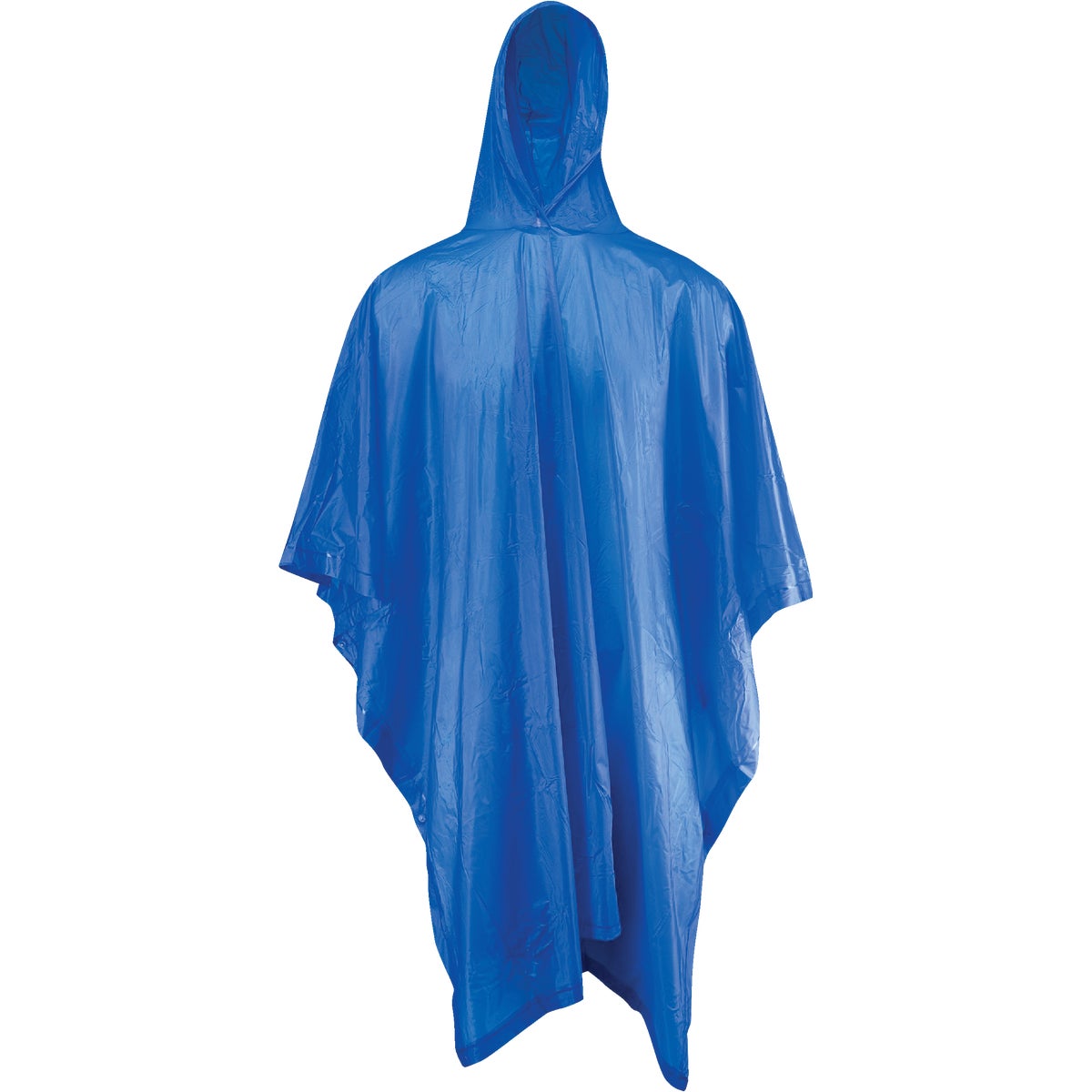 50 In. X 80 In. Blue Rain Poncho – Reusable Pvc