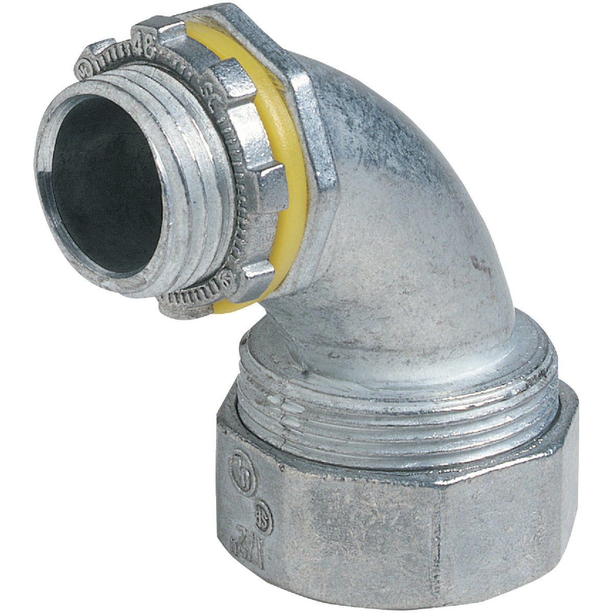 3/4 Inch 90 Degree Die-cast Zinc Liquid Tight Connector Model 91697