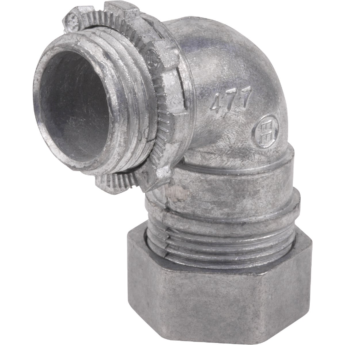 3/4 In. Compression 90-degree Emt Conduit Connector – Die Cast Zinc