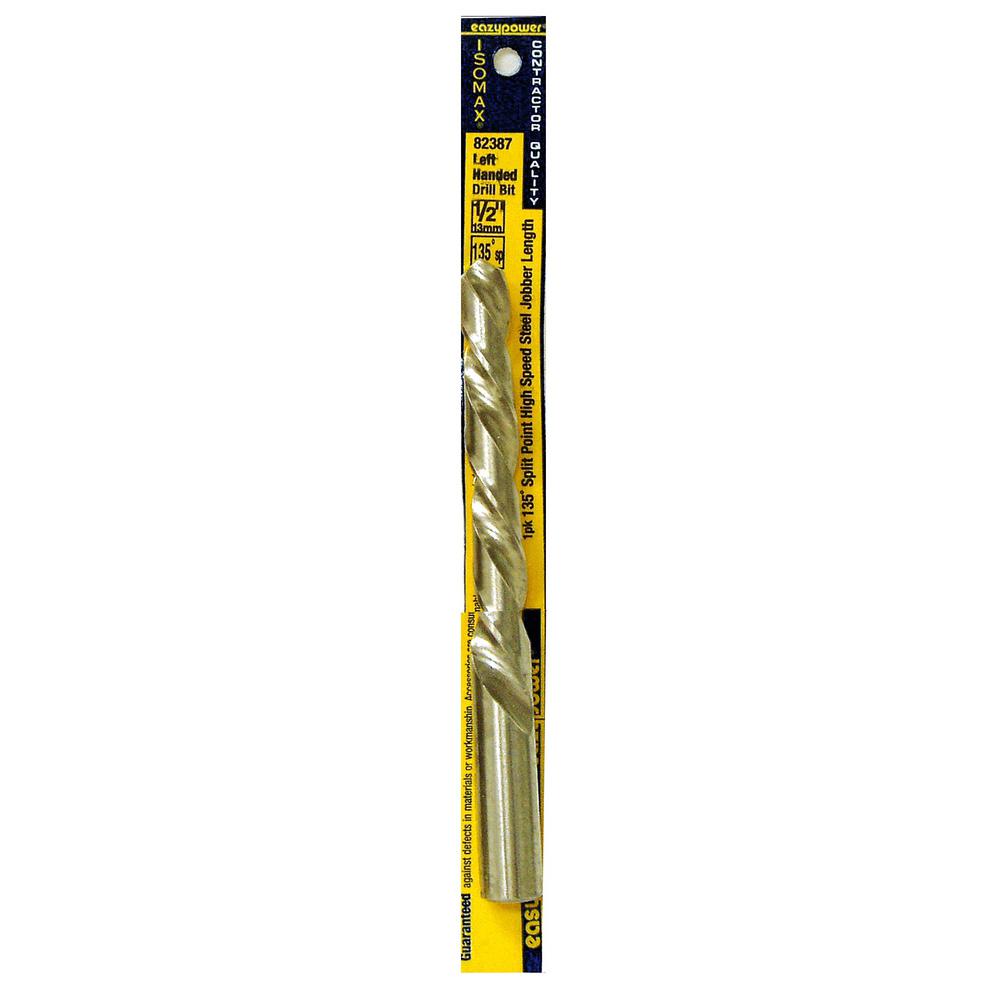 eazypower 1/2 in. Left Handed M2 High Speed Steel Twist Drill Bit