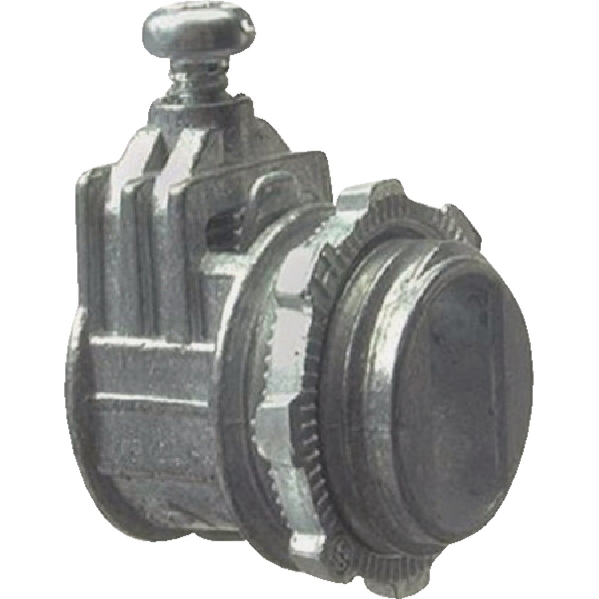 Conduit Fitting, FLX/BX Saddle Connector, 3/8-In., 5-Pk.