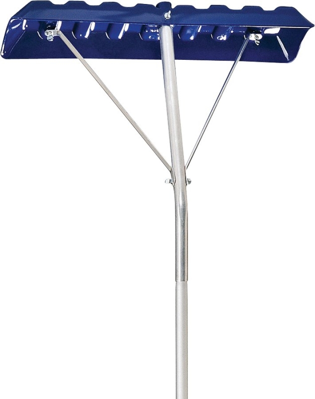 16-foot Snow Roof Rake With Polyethylene Blade And Aluminum Handle