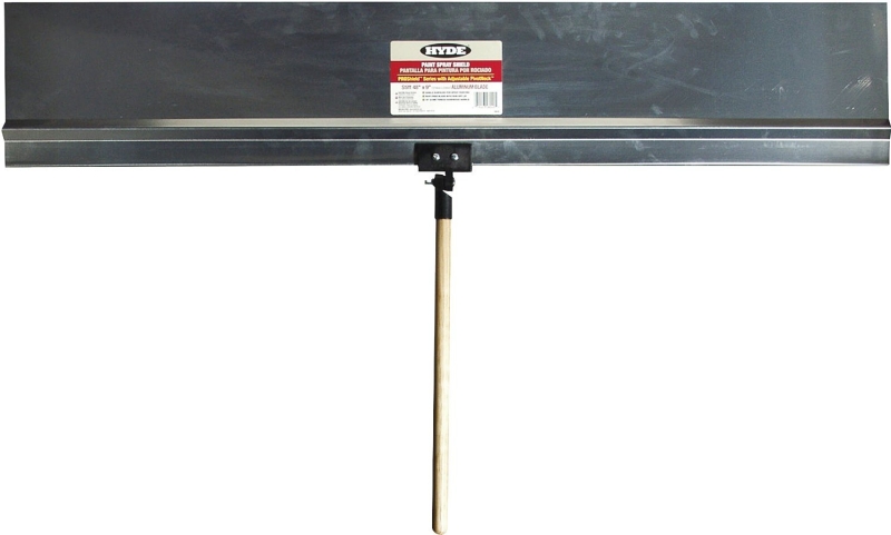 28030 Aluminum Spray Shield, 36 X 9-inch With Hardwood Handle