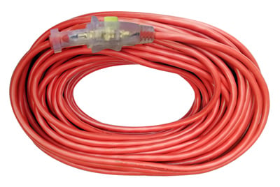 Tv00001 50 Ft. Orange Extension Cord With Lighted Ends