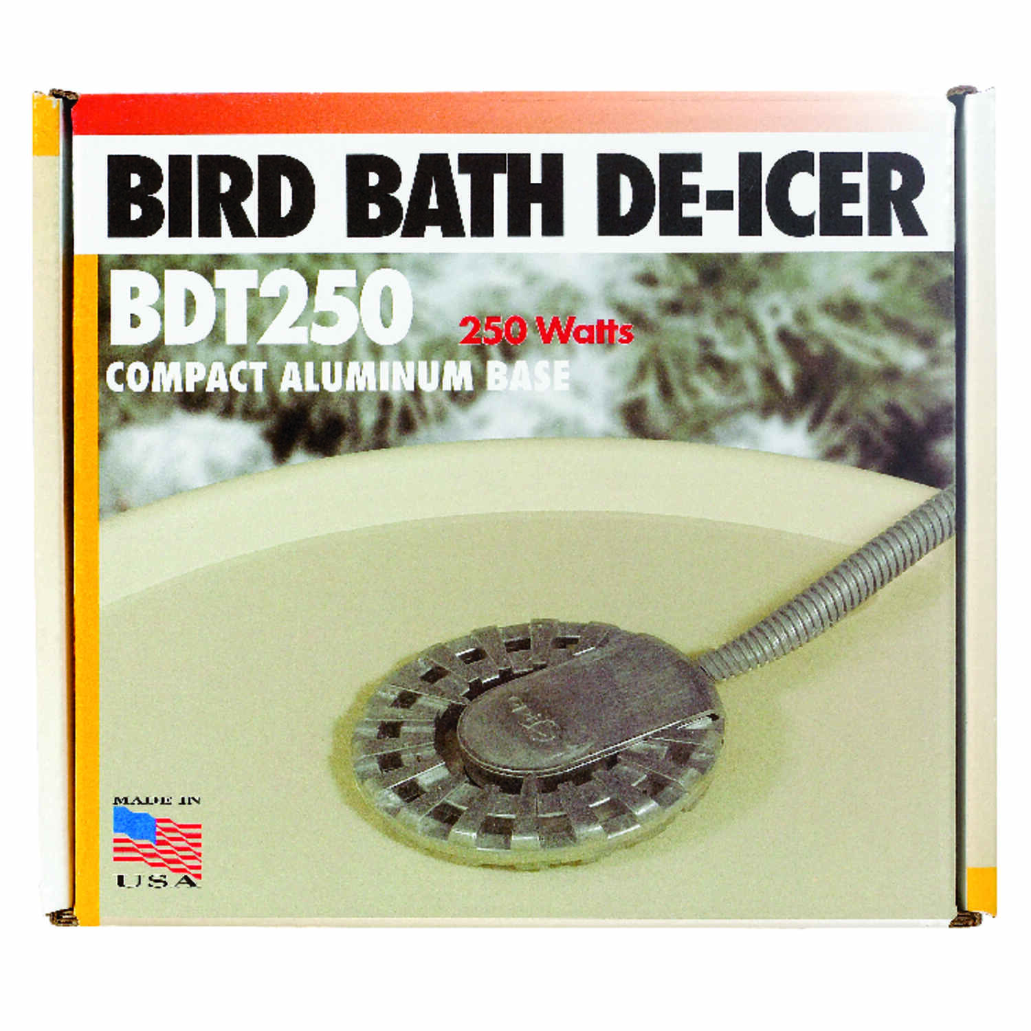 Bird Bath De-icer/heater 11.25 In. H X 4.75 In. W X 4.75 In. D