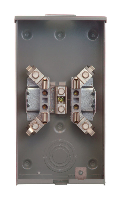 200 Amp Ringless Overhead Meter Socket With Stainless Steel Hasp And 4th Jaw