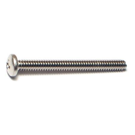 10-24 X 2 Stainless Steel Phillips Pan Head Machine Screws – 18-8 Coarse Thread
